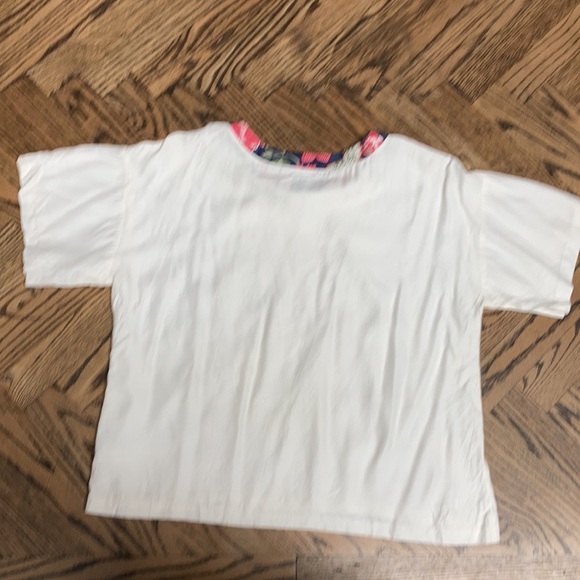 Vintage rayon shell popover top boxy fit simple ! - Picture 8 of 8